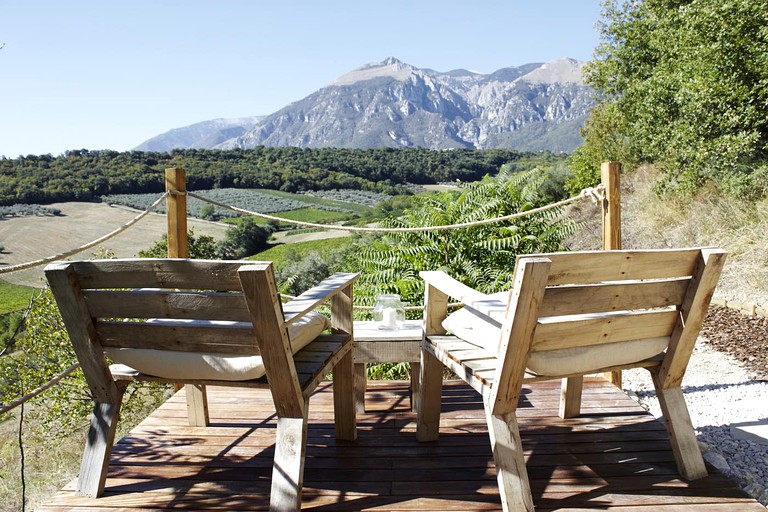 Yurts (Caprafico, Abruzzo, Italy)