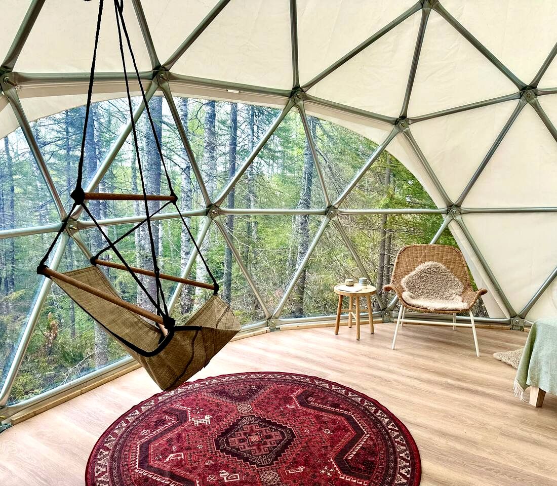 Vibrant Rustic Dome Retreat near Superior Lake in Minnesota