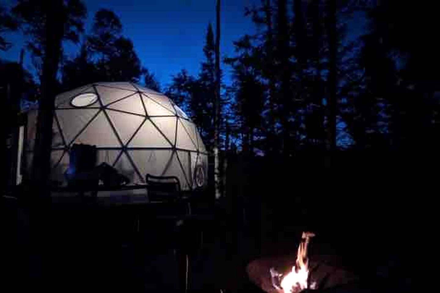 Vibrant Rustic Dome Retreat near Superior Lake in Minnesota