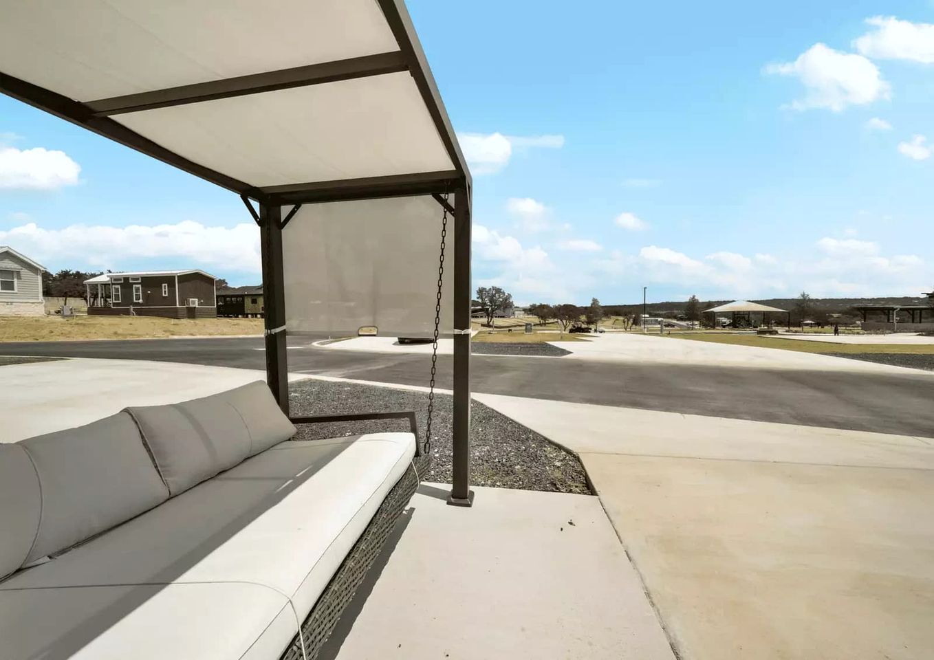 Rustic-Modern Tiny Home Retreat with Resort Amenities Near Fredericksburg, TX