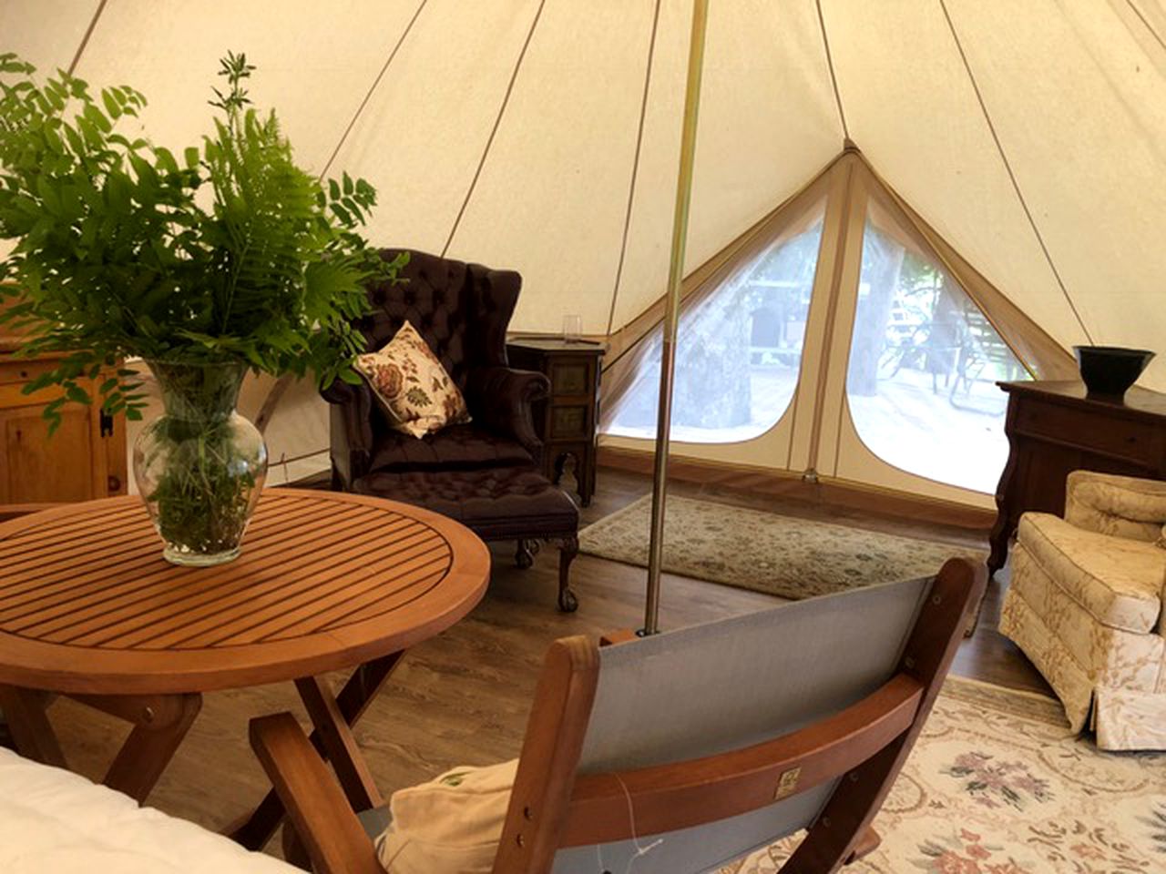 Glamping Tent near Perth, Ontario