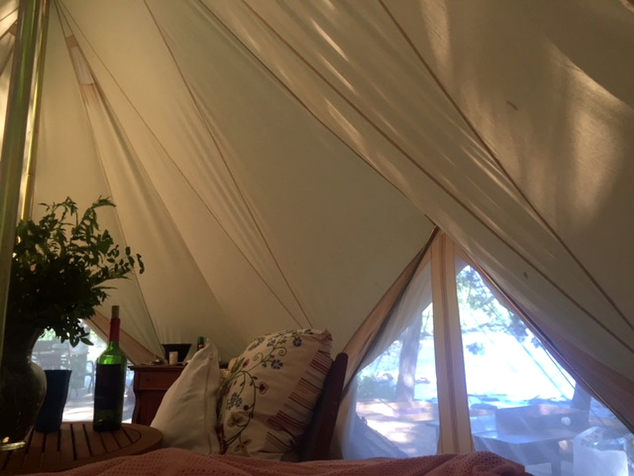 Glamping Tent near Perth, Ontario