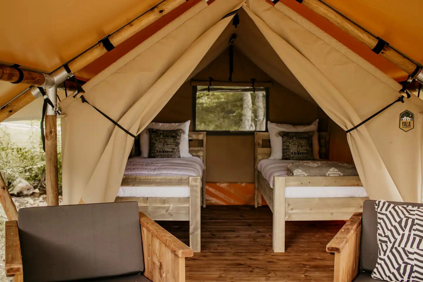 Cute Safari Tent for Two in Erwin, Tennessee