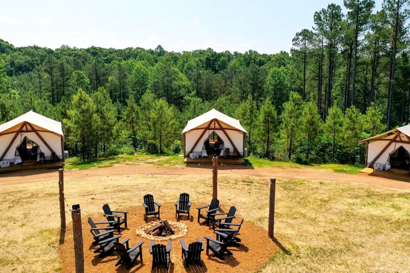 Amazing Luxurious Safari Tent with Sauna and Bath in Kentucky
