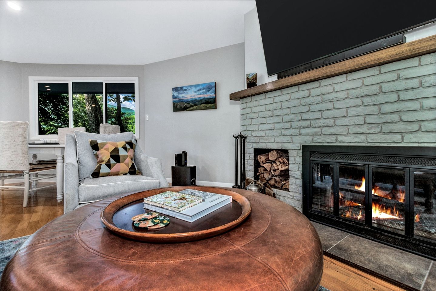 Unique Round Mountain Retreat with Firepit near Black Mountain, NC – Scenic Blue Ridge Getaway