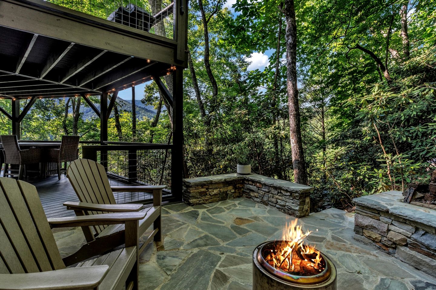 Unique Round Mountain Retreat with Firepit near Black Mountain, NC – Scenic Blue Ridge Getaway