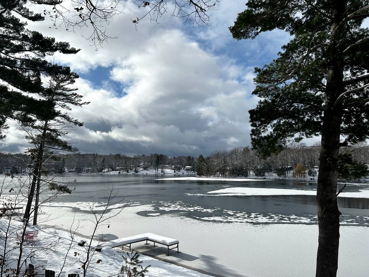 Charming Lakefront Cabin with Hot Tub and Beach Access near Traverse City, Michigan