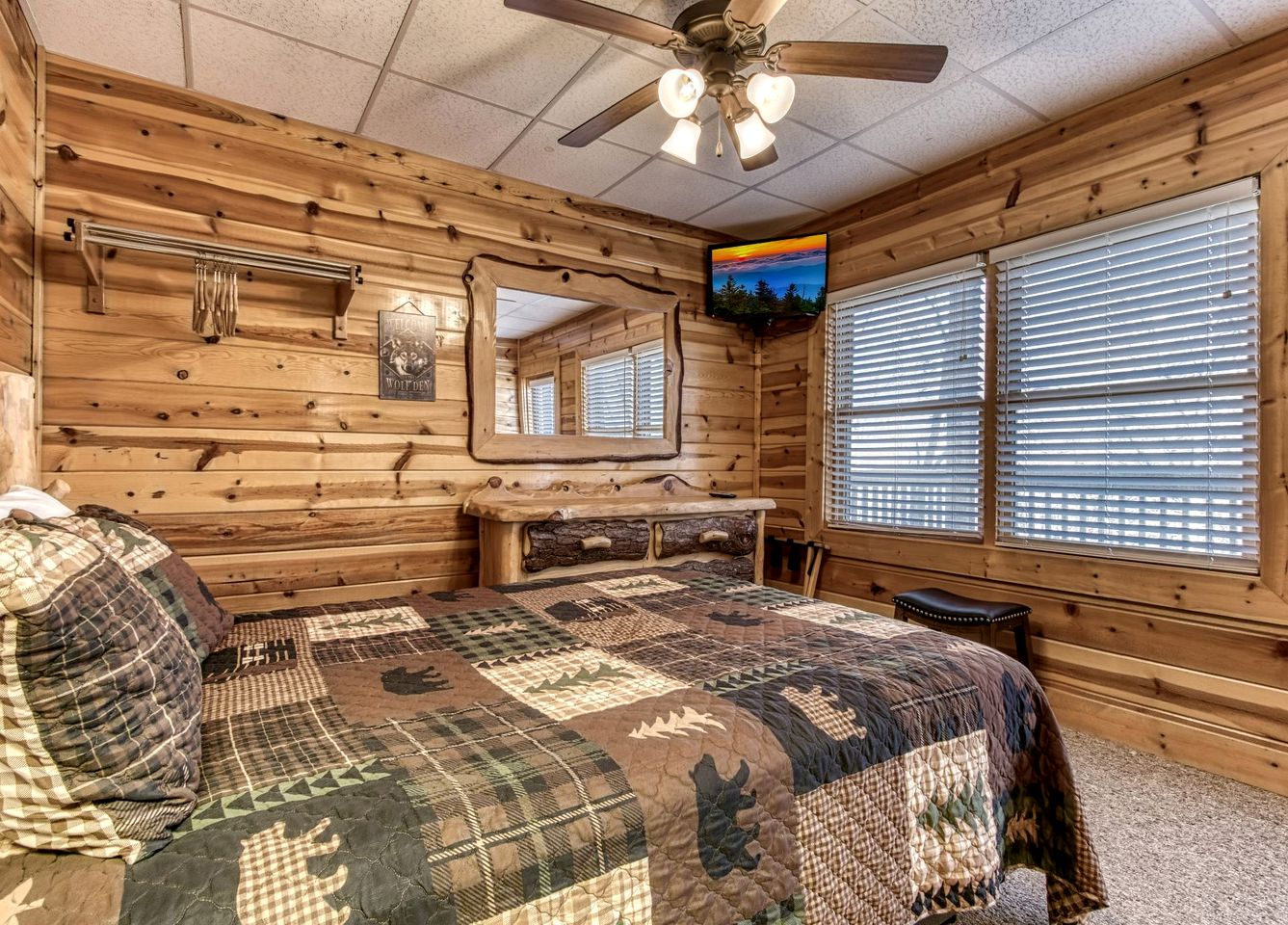 Rustic Elegance Meets Luxury in this Glamping Rental in Sevierville, Tennessee