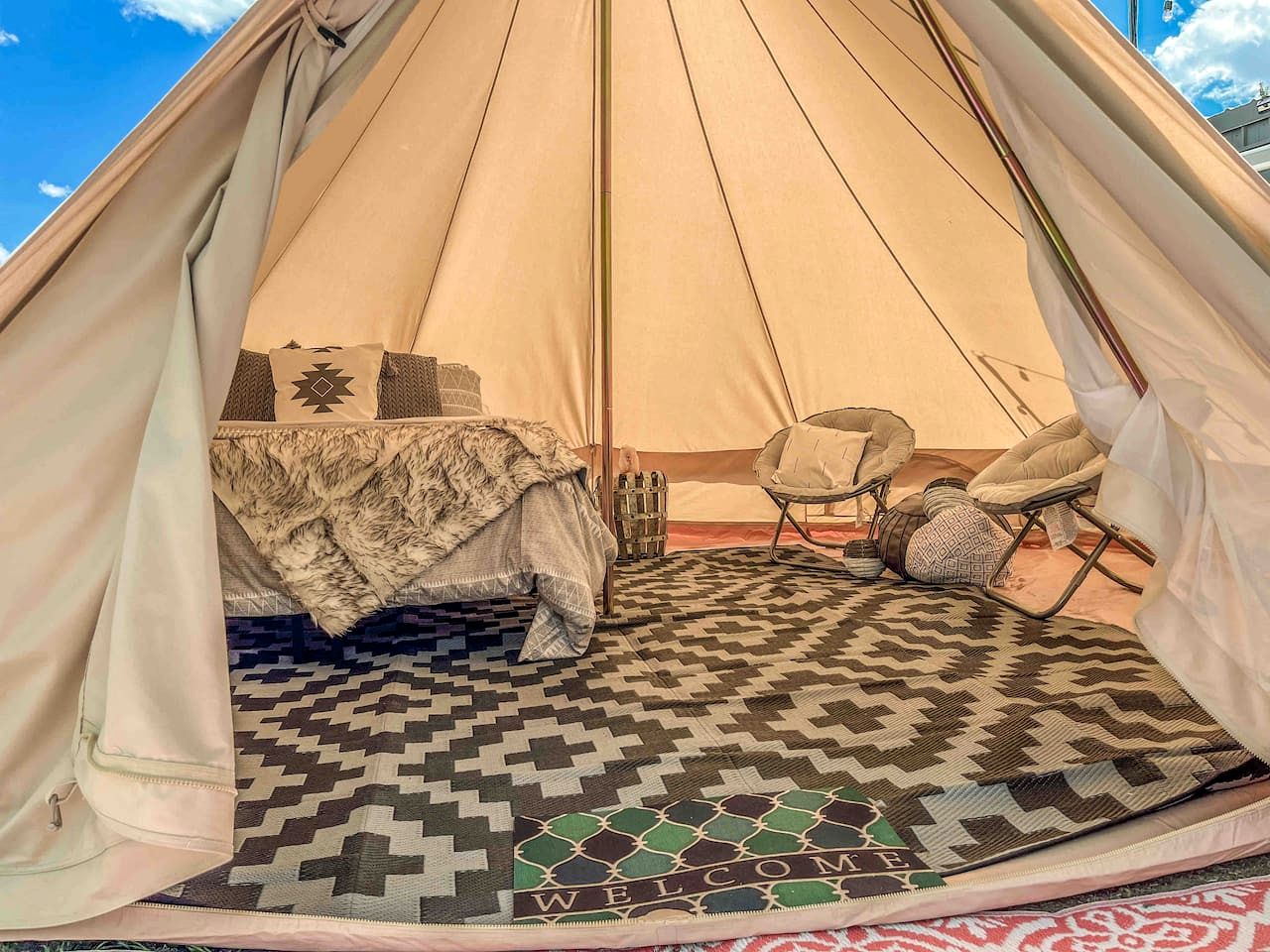 Charming Bell Tent in Swan Valley, Idaho near Palisades Lake and Jackson Hole
