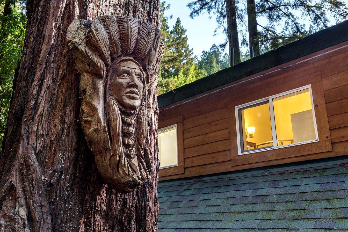 Luxury Glamping in Wooden Chalet near Rio Nido, California