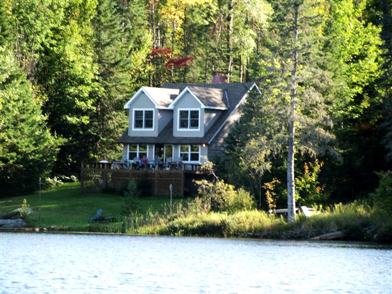 Lakefront Cottage Rental with view of Lake Adirondack in Upstate New York