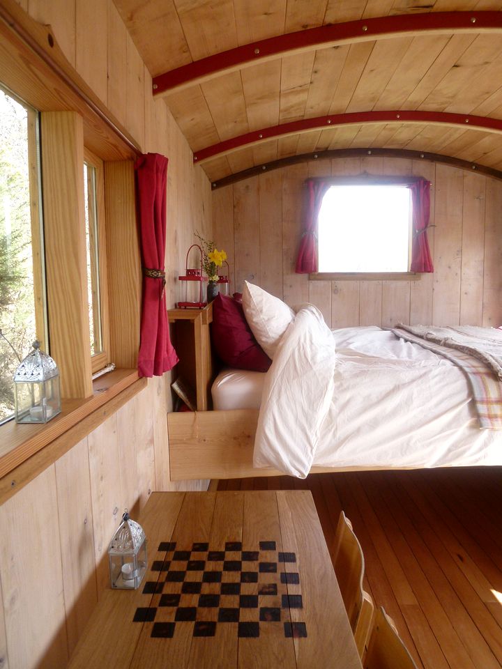 Unique Train Carriage Glamping Holiday on an Organic Farm in West Wales