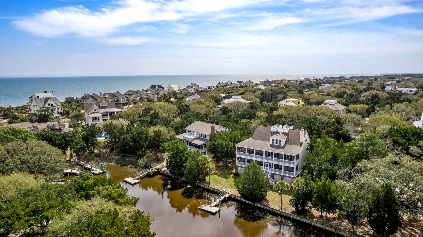 Stunning Beach House Settled Between Trees in Georgetown, South Carolina