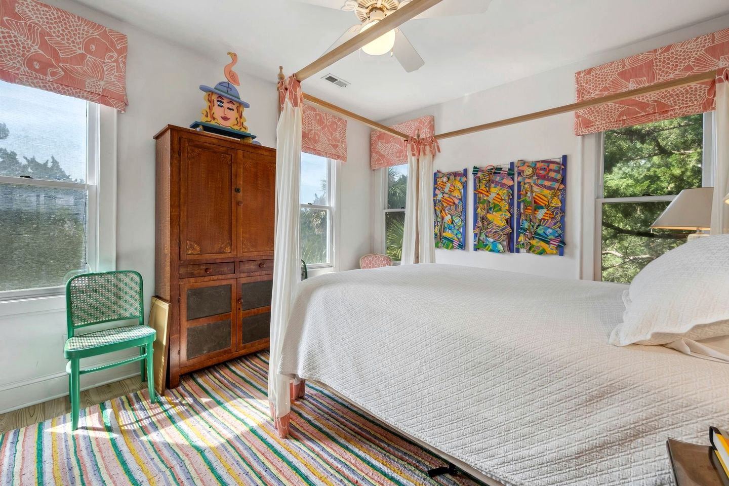 Stunning Beach House Settled Between Trees in Georgetown, South Carolina