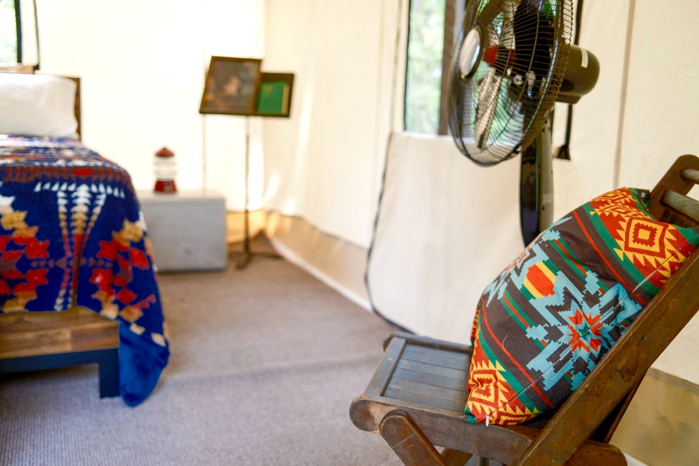 Three Quaint Glamping Tents Surrounded by Nature for a Wonderful Group Getway in Troy, Wisconsin