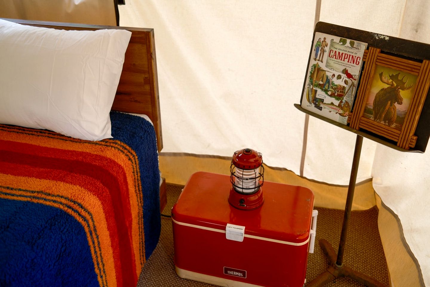 Three Rustic Glamping Tents for a Unique Group Adventure in Nature in Troy, Wiconsin
