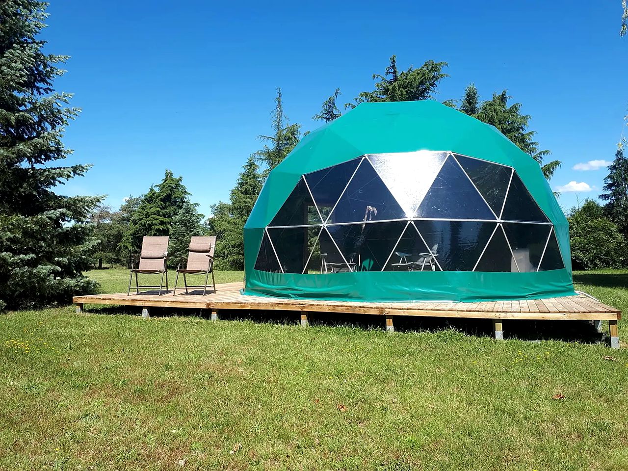 Bubbles & Domes (Aubigné-Racan, Pays de la Loire, France)