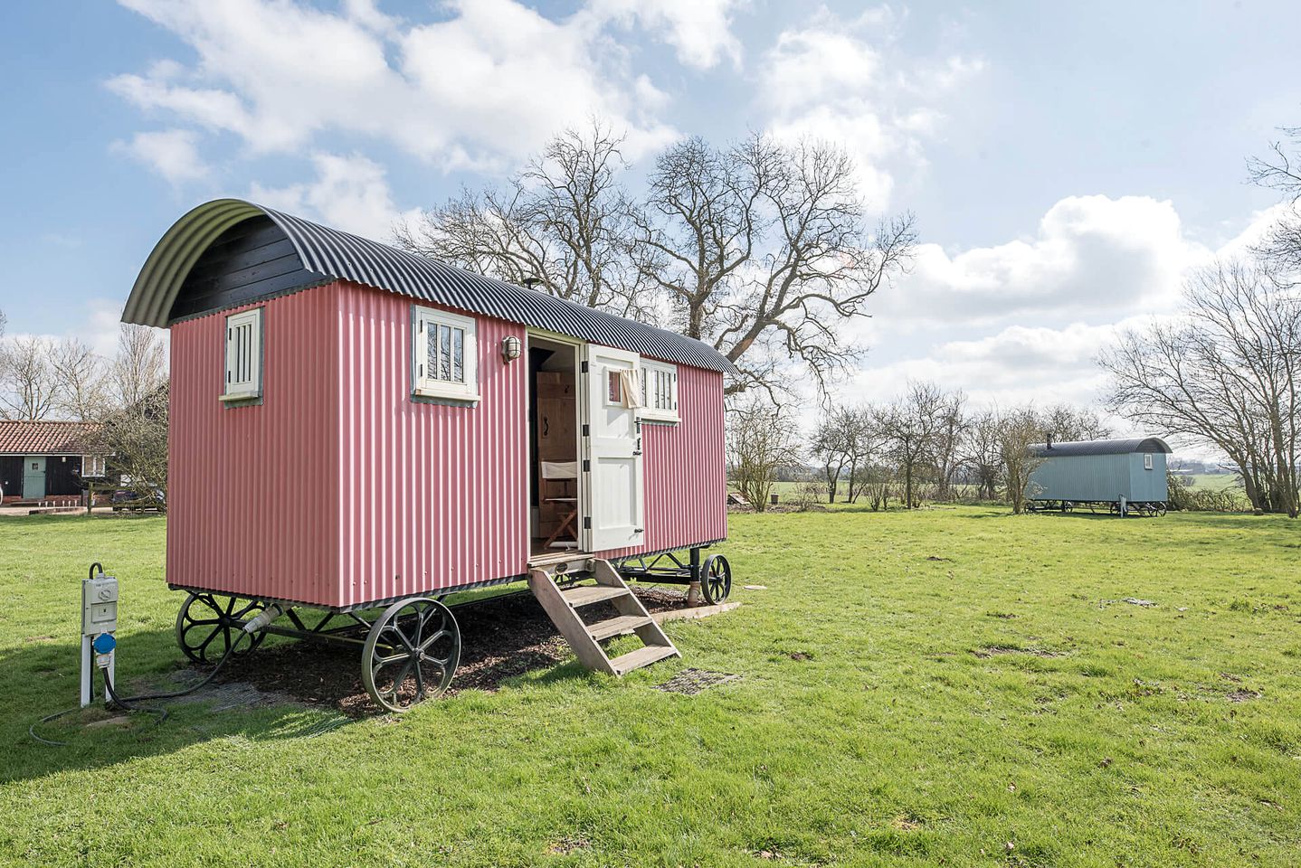 Shepherd's Hut for a Nature Escape in Boundary Farm, Framlingham