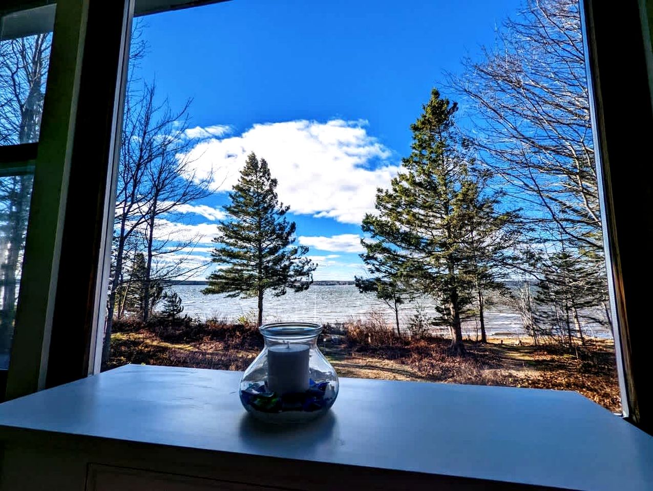 Serene Waterfront Beach House with Private Shoreline & Fire Pit Near Acadia National Park | Trenton, Maine
