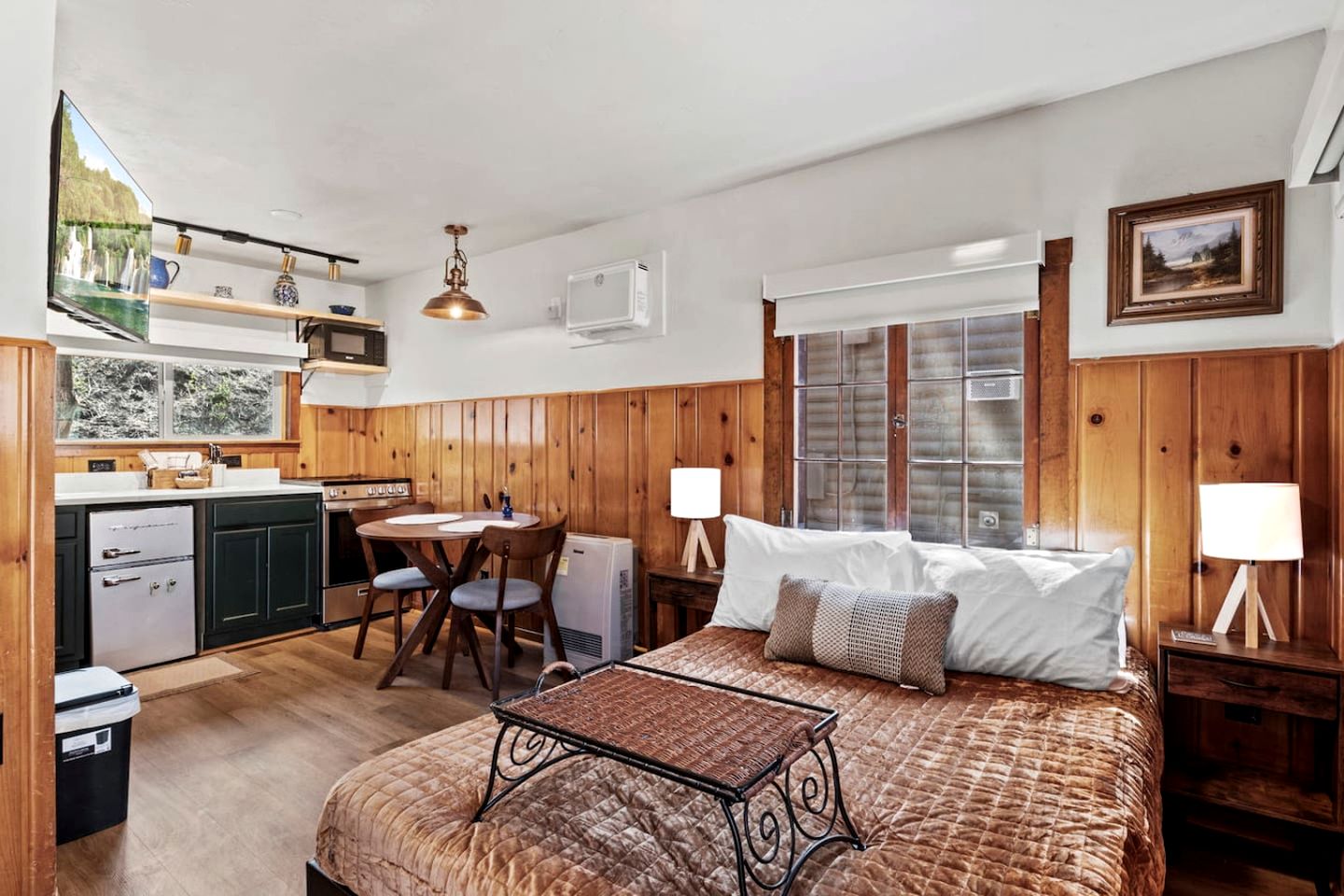 Peaceful Woodland Cabins with Modern Mountain-Inspired Amenities near Garden of the Gods in Colorado Springs, Colorado