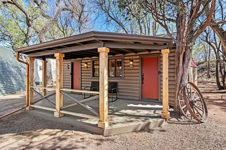 Enchanting Rustic Cabins with Outdoor Gathering Areas near Garden of the Gods in Colorado Springs, Colorado