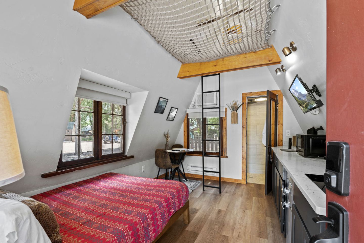 Rustic A-Frame Cabins with Modern Amenities near Garden of the Gods in Colorado Springs, Colorado