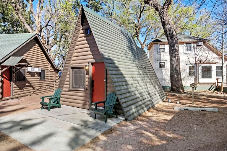 Rustic A-Frame Cabins with Modern Amenities near Garden of the Gods in Colorado Springs, Colorado