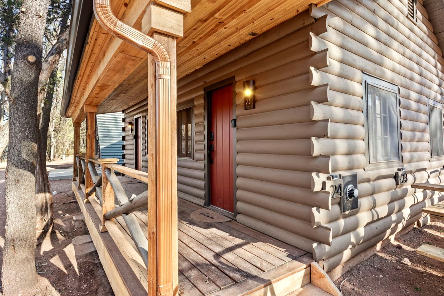Rustic-Chic Cabins with Scenic Woodland Views Near Garden of the Gods in Colorado Springs, Colorado
