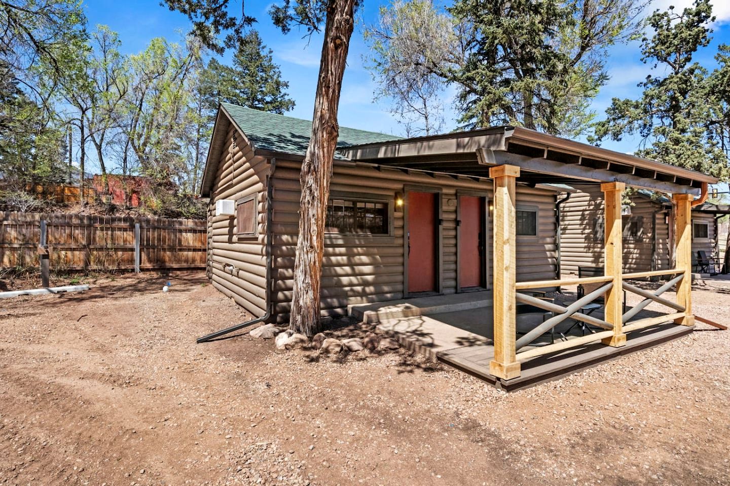 Cozy Nature-Inspired Cabins with Outdoor Spaces Near Garden of the Gods, Colorado Springs, CO