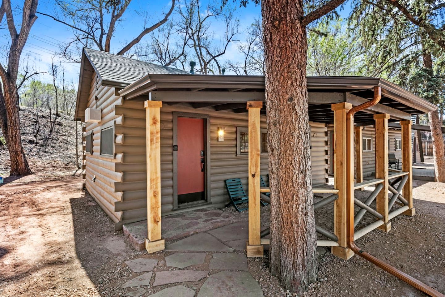Serene Nature Cabins with Outdoor Spaces near Garden of the Gods, Colorado Springs CO