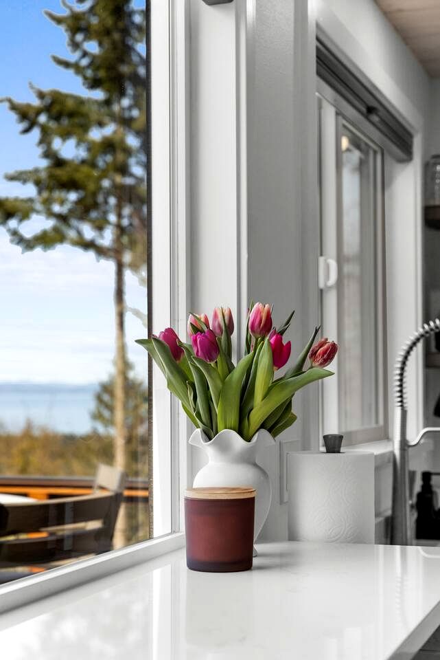 Serene Tiny Retreat with Strait Views & Hot Tub near Tongue Point, Clallam County, Washington