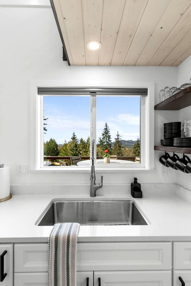 Serene Tiny Retreat with Strait Views & Hot Tub near Tongue Point, Clallam County, Washington