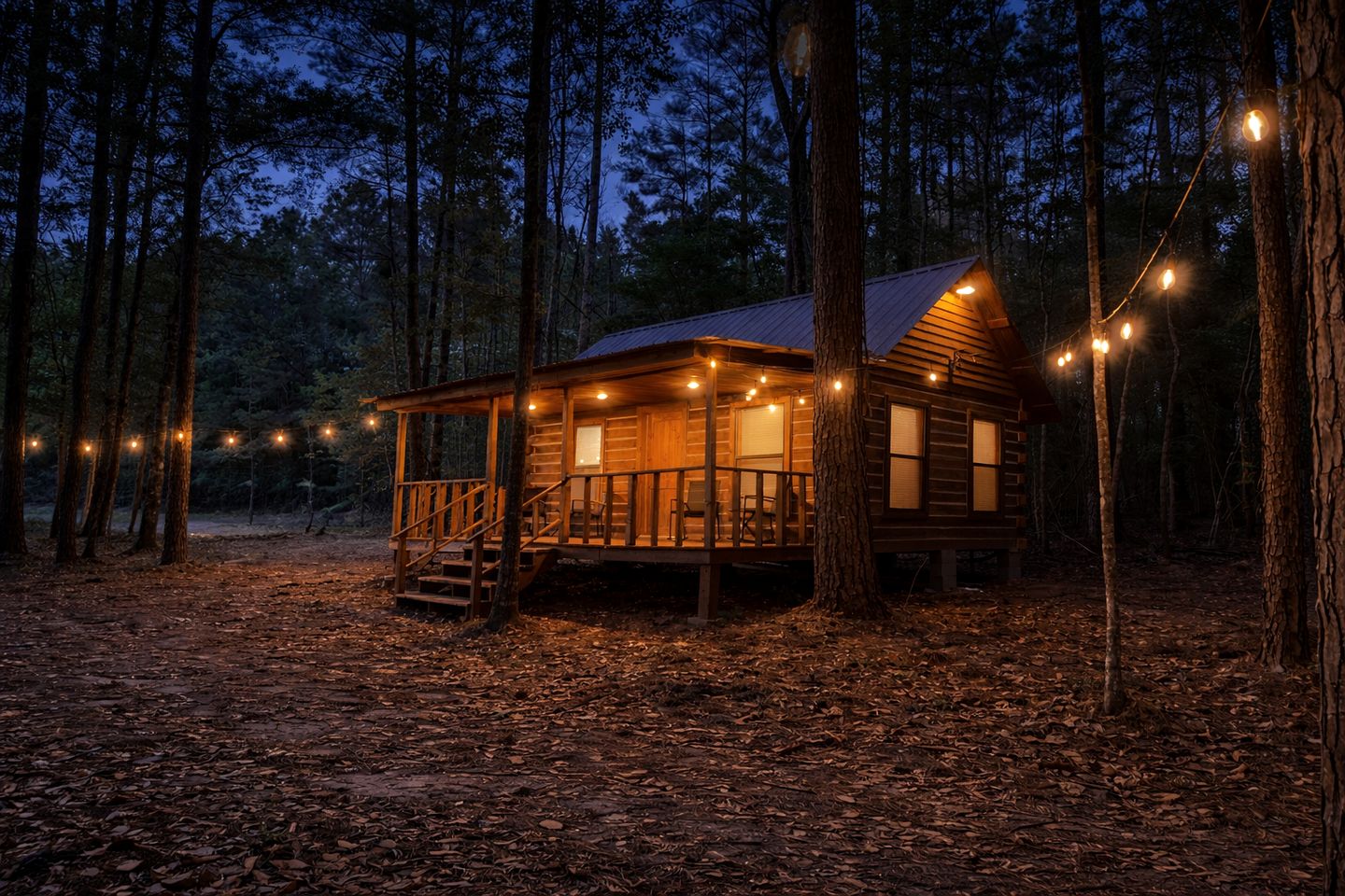 Secluded Cabin Retreat Near Big Thicket & Naskila Casino in Livingston, Texas