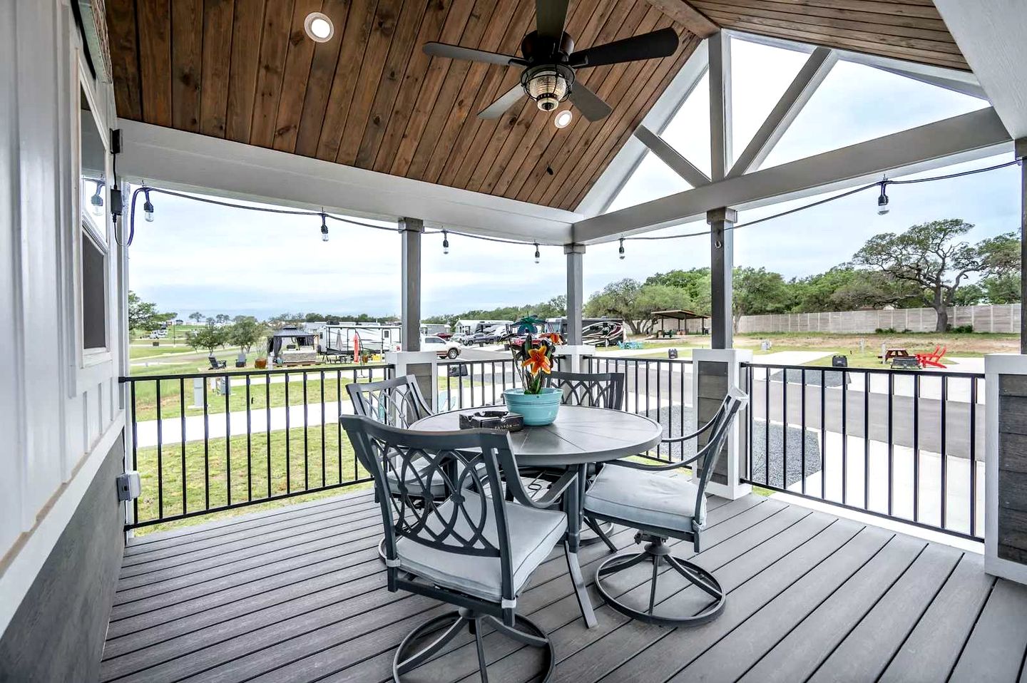Welcoming Tiny Home Getaway with Resort Amenities Near Fredericksburg, TX