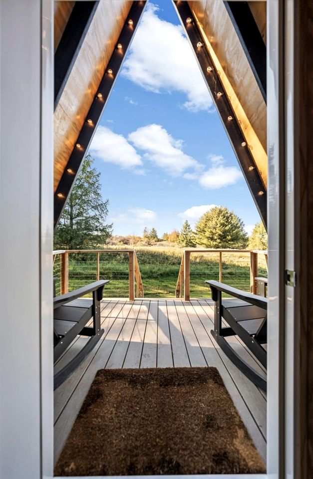 Luxurious A-Frame Cabin with Breathtaking Views and Incredible Sunsets near Canandaigua Lake in New York
