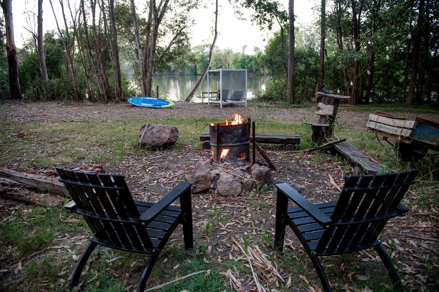 Magnificent Riverfront Tiny House with Fire Pit in Eagleton, New South Wales