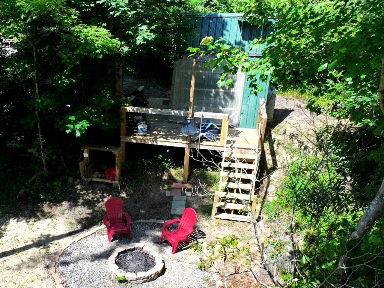 Cool A-Frame on Creek in Purlear, North Carolina