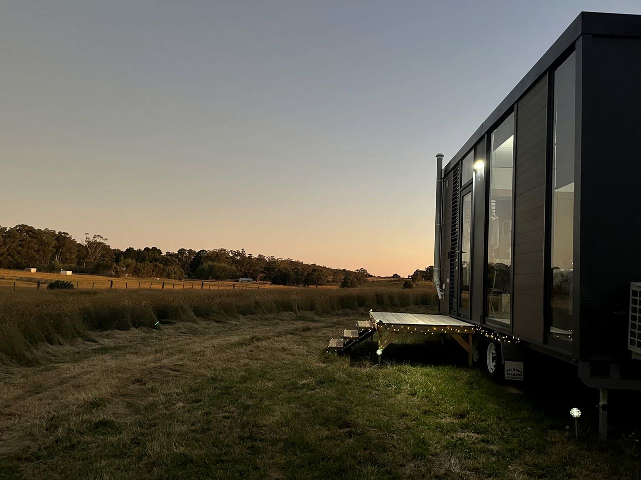 Tiny House Farm Stay for a Glamping Holiday in Bunding, Victoria