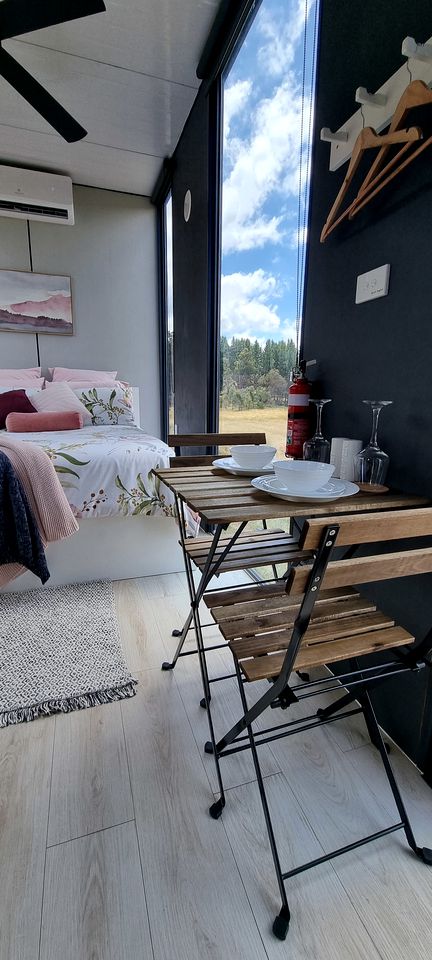 Tiny House Farm Stay for a Glamping Holiday in Bunding, Victoria