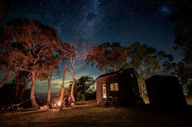 Secluded Tiny Home with Wild Yoga Retreat near Malmsbury, Macedon Ranges Victoria