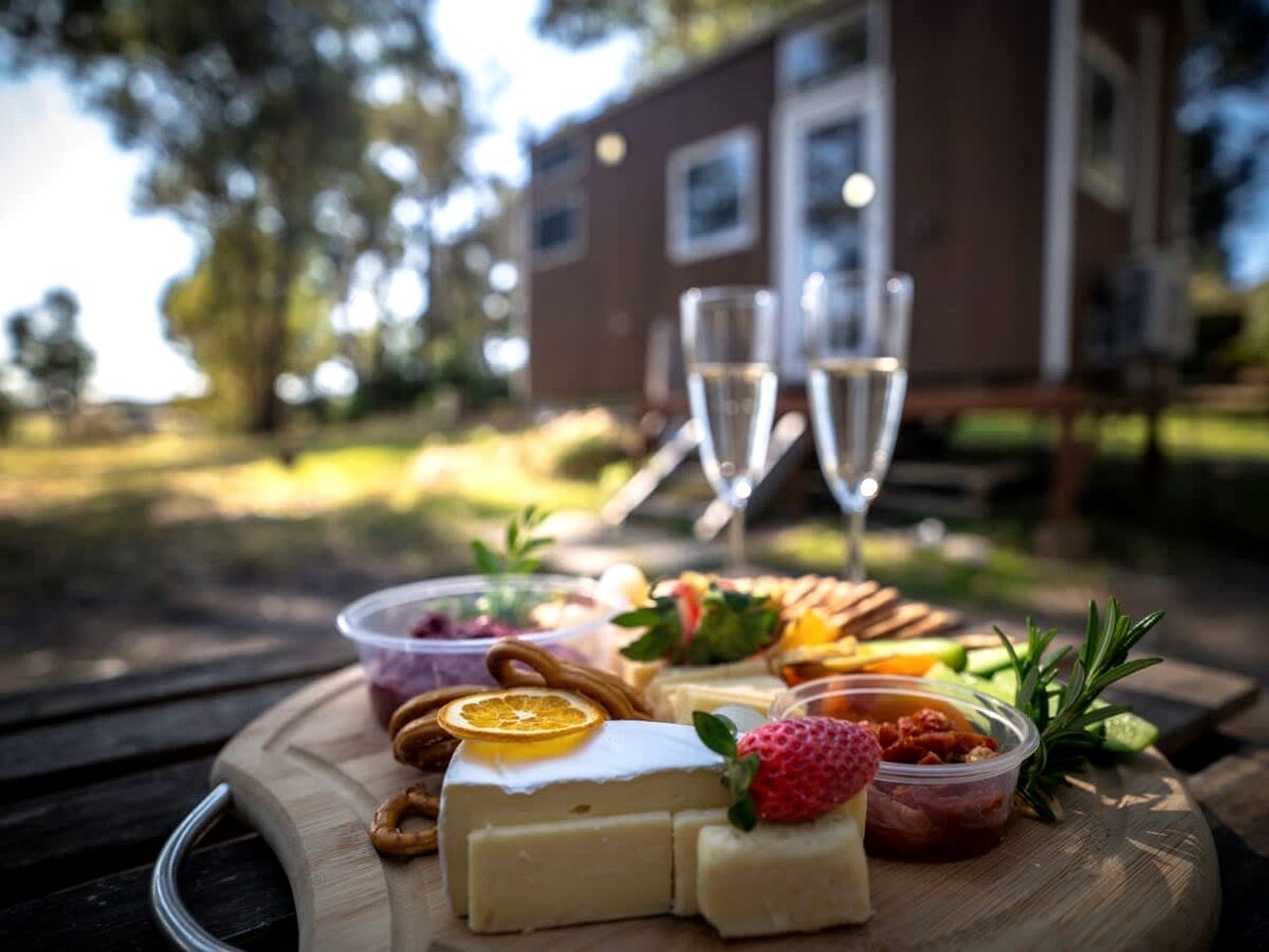 Minimalist Tiny Home Rental for Glamping in Victoria