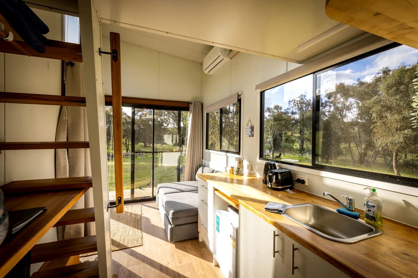 Charming Tiny Home Rental on a Working Alpaca Farm for Glamping in New South Wales