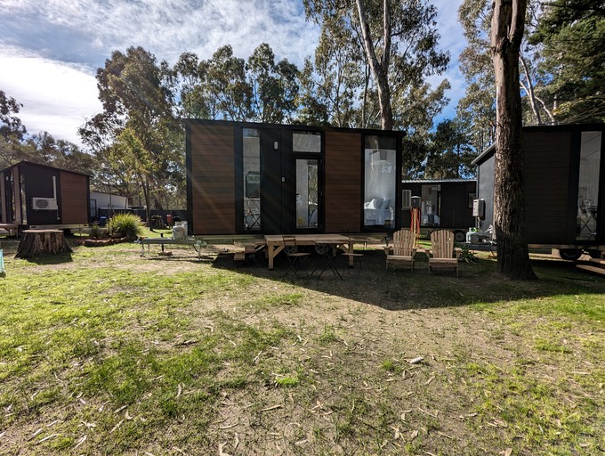 Adventurous Tiny House with Great Outdoor Spaces and Firepit in Victoria, Australia