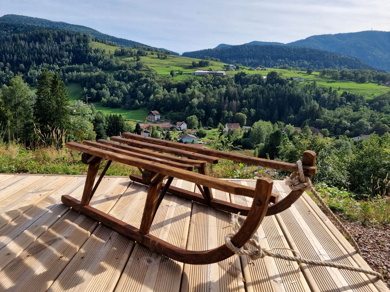 Cozy Tiny House with Incredible Panoramic Mountain Views in Saint Maurice Sur Moselle, France