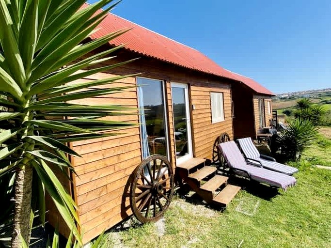 Cozy Tiny House on a Local Surf Camp near Lisbon, Perfect for a Portuguese Glamping Retreat