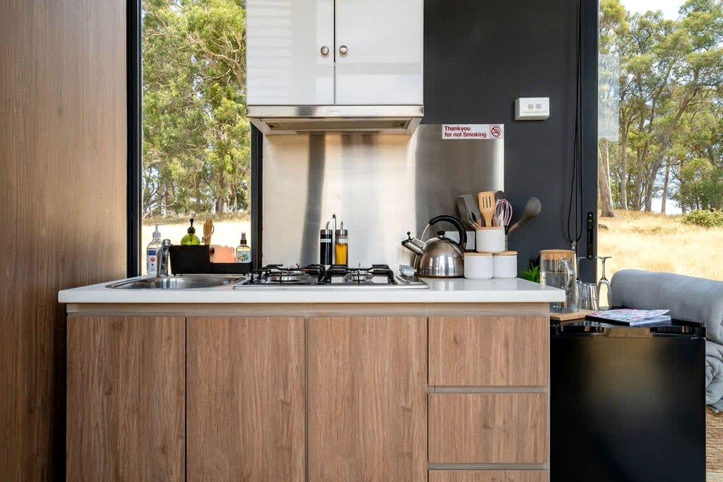 Tiny House Farm Stay for a Glamping Holiday in Bunding, Victoria
