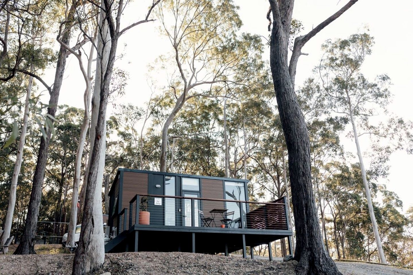 Modern Tiny House Perfect for Couples Glamping in Tamborine, Australia