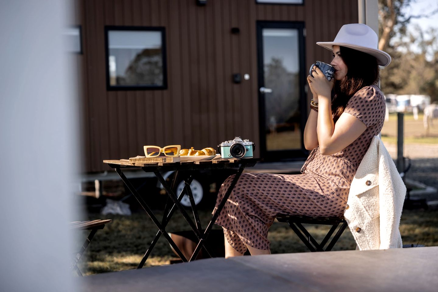 Tiny House Glamping in New South Wales near Werakata National Park