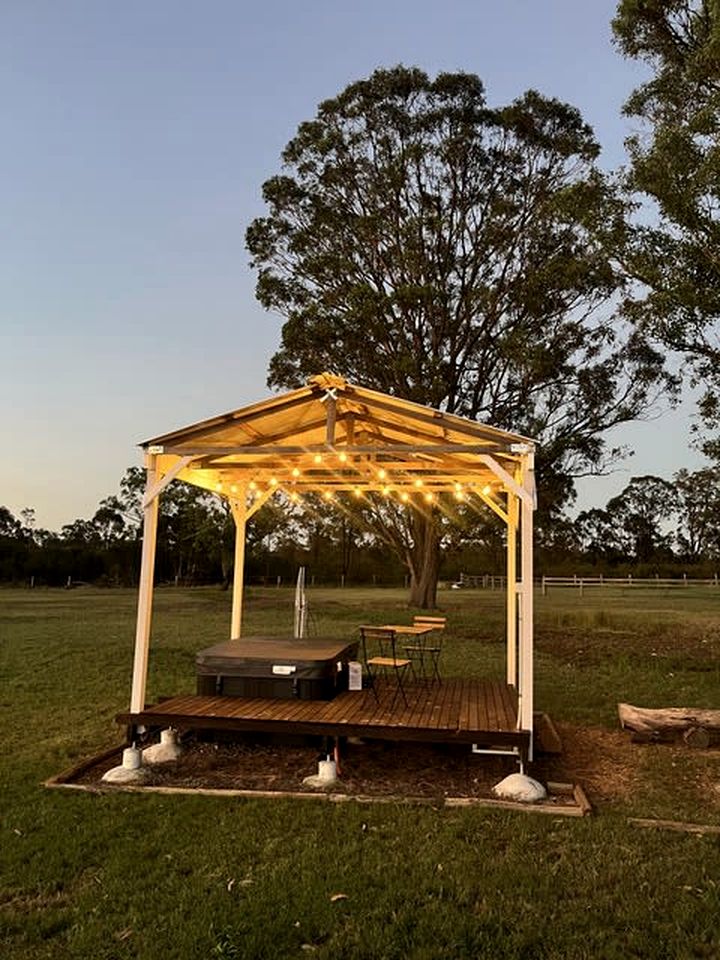 Tiny House Glamping in New South Wales near Werakata National Park