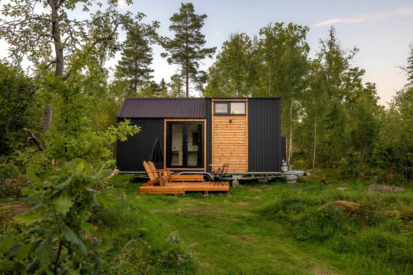 Tiny House Loft Surrounded on a Beautiful Flower Farm in Hjo, Sweden